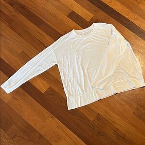Lucky Brand White Crewneck Top